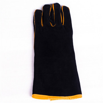 Chinese Top Quality  Heat Resistant Cow Split Leather  safety welding glove